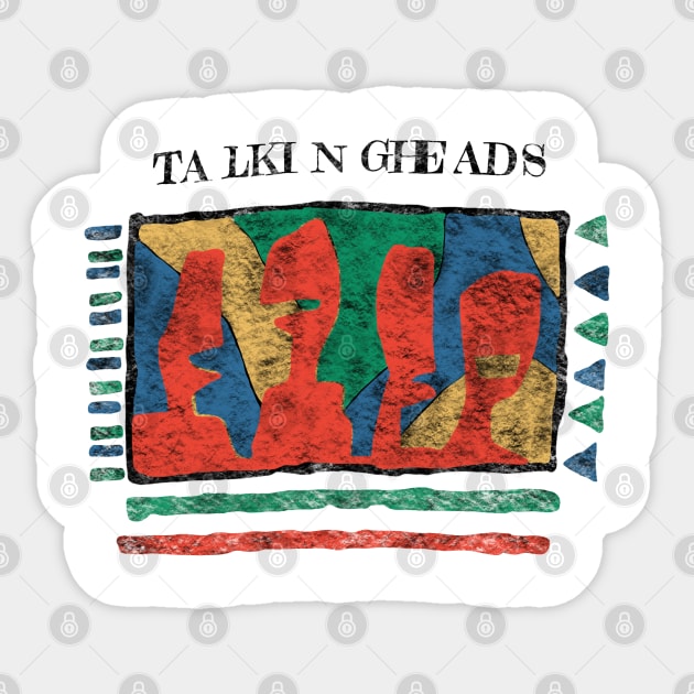 Talking Heads Vintage 80s Sticker by BellyWise